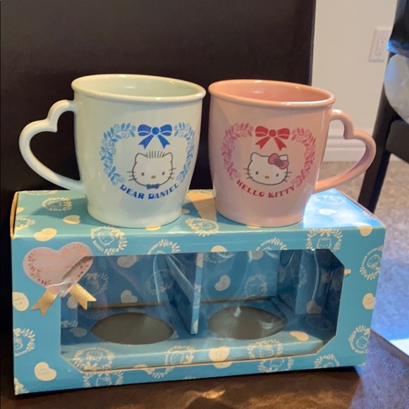 Hello Kitty Other - SOLD    Hello kitty and Daniel pair of tea cups